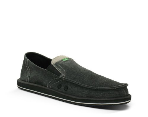 Sanuk Mens Pick Pocket Deep Grey Shoes | QURIDA472